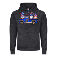 Vintage Black american flag gnomes truck Vintage Hoodie - Artiststas