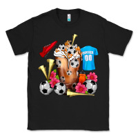 Black Soccer Cold Drink Frappe Classic Tee - FaDigitalArtStudio