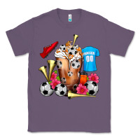 Lavender Soccer Cold Drink Frappe Classic Tee - FaDigitalArtStudio