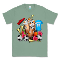 Sage Soccer Cold Drink Frappe Classic Tee - FaDigitalArtStudio