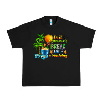 Black Is It Summer Break Urban Heavy Tee - CowhideDigitalArt