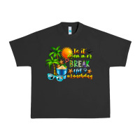 Pigment Black Is It Summer Break Urban Heavy Tee - CowhideDigitalArt