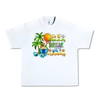 White Is It Summer Break Urban Heavy Tee - CowhideDigitalArt