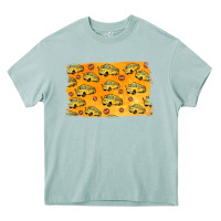 Arona School Bus Pattern Heavy Core Tee - Jasminsmagicworld