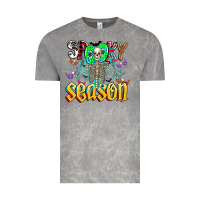 Cloud Rock Spooky Season Vintage Tee - CowhideDigitalArt