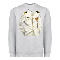 Heather Grey us navy Heavyweight Sweatshirt - RanaPortraitStore