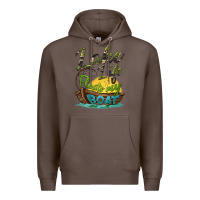 Coffee lake life floats my boat Premium Hoodie - BarkalooDesign