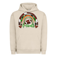 Pigment French Oak Football Rainbow Urban Hoodie - RanaPortraitStore