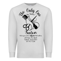 Dove Grey The Only One Salon Premium Sweatshirt - Jasminsmagicworld