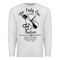 Oatmeal Heather The Only One Salon Premium Sweatshirt - Jasminsmagicworld