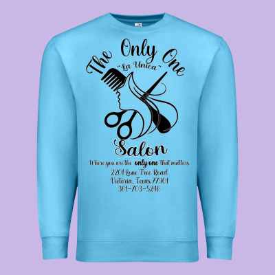 The Only One Salon Premium Sweatshirt Designed By Jasminsmagicworld