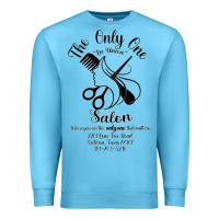 Ocean Blue The Only One Salon Premium Sweatshirt - Jasminsmagicworld