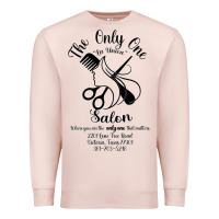 Pale Pink The Only One Salon Premium Sweatshirt - Jasminsmagicworld