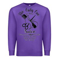 Purple The Only One Salon Premium Sweatshirt - Jasminsmagicworld