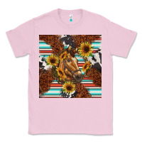Bubblegum Pink western horse Classic Tee - BarkalooDesign