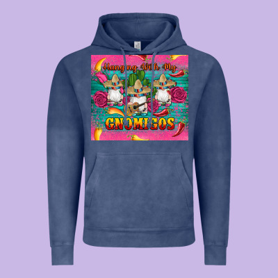 Mexican Hanging With My Gnomigos Vintage Hoodie Designed By Artiststas