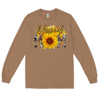 Toasted Coconut blessed mom sunflower Long Sleeve Tee - RacoonDesign