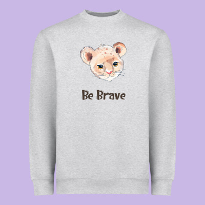 Lion Cute Animals Heavyweight Sweatshirt Designed By Ranaportraitstore