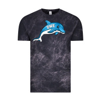 Cloud Black dolphin dwe Vintage Tee - CowhideDigitalArt