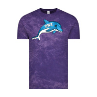 Cloud Purple dolphin dwe Vintage Tee - CowhideDigitalArt
