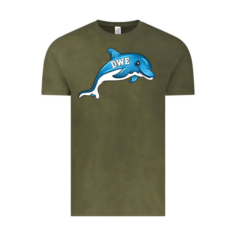 Dolphin Dwe Vintage Tee by CowhideDigitalArt | Teevron