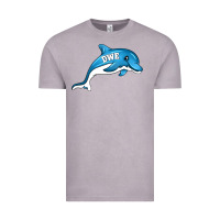 Vintage Zinc dolphin dwe Vintage Tee - CowhideDigitalArt