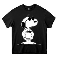 Black cool dog Heavy Core Tee - artisFamous