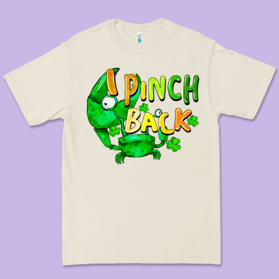 I Pinch Back With Crab Premium Tee Designed By Fadigitalartstudio