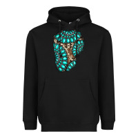 Black gemstone cowhide patches Heavyweight Hoodie - RanaPortraitStore