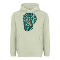 Matcha gemstone cowhide patches Heavyweight Hoodie - RanaPortraitStore
