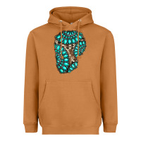 Meerkat gemstone cowhide patches Heavyweight Hoodie - RanaPortraitStore