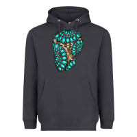 Smoke gemstone cowhide patches Heavyweight Hoodie - RanaPortraitStore