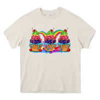 Cream Pride cupcake Heavy Core Tee - FaDigitalArtStudio