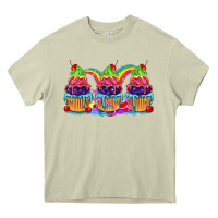 Mossy Pride cupcake Heavy Core Tee - FaDigitalArtStudio