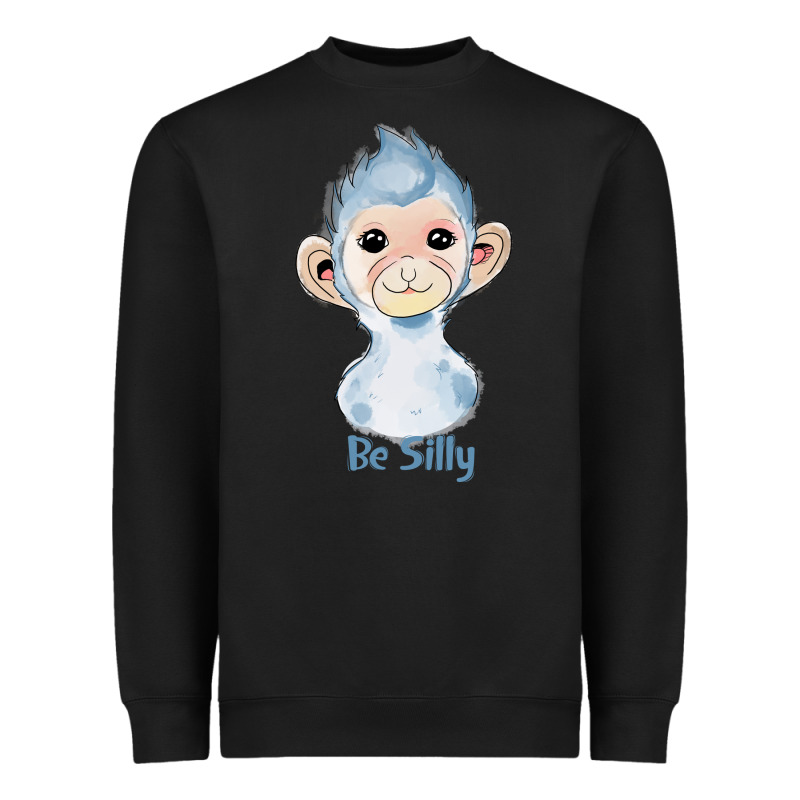 Monkey Cute Animals Heavyweight Sweatshirt by RanaPortraitStore | Teevron