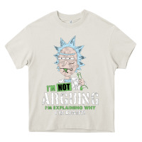 Cream i am not arguing Heavy Core Tee - artisFamous