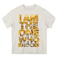 Cream i am the one who knocks Heavy Core Tee - artisFamous