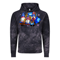Cloud Black american flag gnomes truck sunflowers star leopard Vintage Hoodie - Artiststas