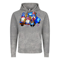 Cloud Rock american flag gnomes truck sunflowers star leopard Vintage Hoodie - Artiststas