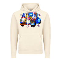 Vintage Artic american flag gnomes truck sunflowers star leopard Vintage Hoodie - Artiststas