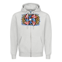 Dove Grey 4th of July Pinwheel Zipper Hoodie - Jasminsmagicworld