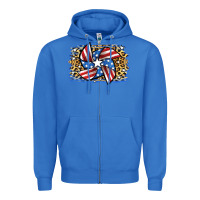 True Royal 4th of July Pinwheel Zipper Hoodie - Jasminsmagicworld
