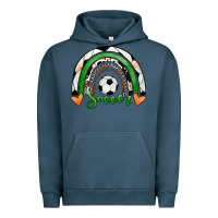 Pigment Midnight Navy Soccer Rainbow Urban Hoodie - RanaPortraitStore