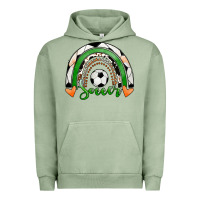 Pigment Oil Green Soccer Rainbow Urban Hoodie - RanaPortraitStore