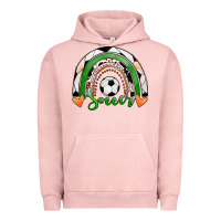 Pigment Salmon Soccer Rainbow Urban Hoodie - RanaPortraitStore