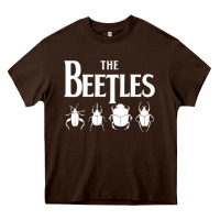 Chocolate Brown beetles Heavy Core Tee - artisFamous