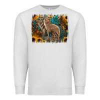Oatmeal Heather Western Wolves Premium Sweatshirt - Jasminsmagicworld