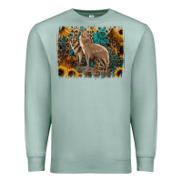 Seafoam Western Wolves Premium Sweatshirt - Jasminsmagicworld