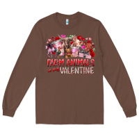 Chestnut farm animals is my valentine Long Sleeve Tee - RacoonDesign