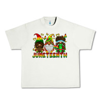 Pistachio June Teenth Gnomes Urban Heavy Tee - CowhideDigitalArt